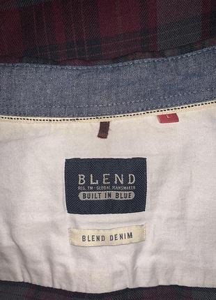 Сорочка чоловіча blend denim built in blue