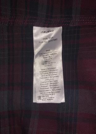 Сорочка чоловіча blend denim built in blue