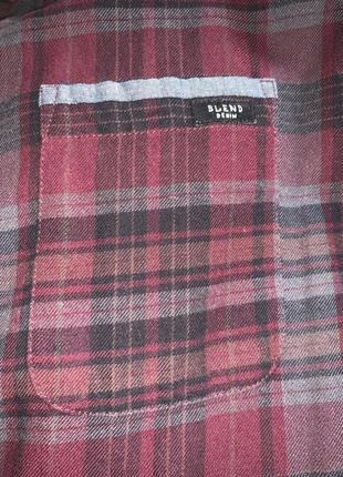 Сорочка чоловіча blend denim built in blue