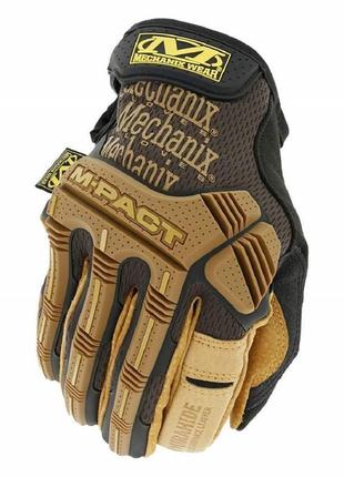 Військові штурмові рукавички mechanix m-pact помаранчевий l