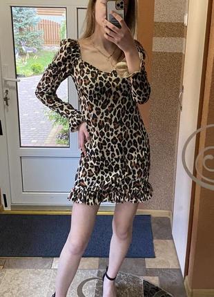 Леопардова сукня - плаття2 фото