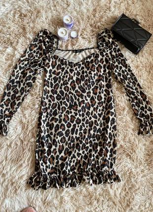 Леопардова сукня - плаття4 фото