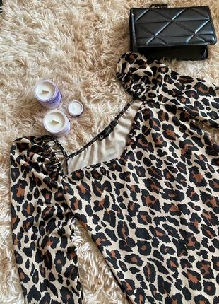 Леопардова сукня - плаття3 фото