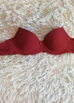 Бюстгальтер р.70а на мягком поролоне лиф на косточках