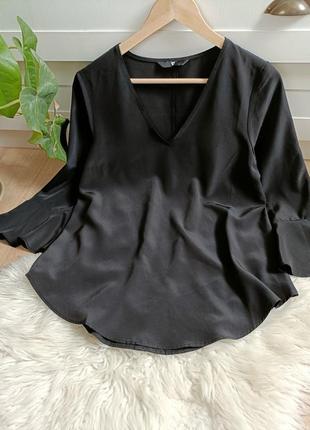 Чорна блуза від by very, розмір м1 фото