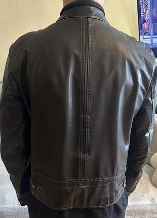 Шкіряна чоловіча куртка david moore