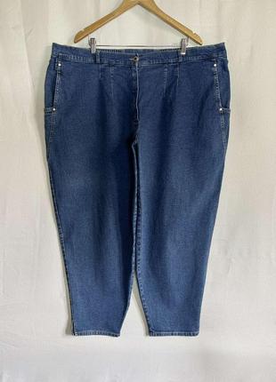 Мегаклассные стрейчевые джинсы мом на пышные формы  ulla popken...2 фото