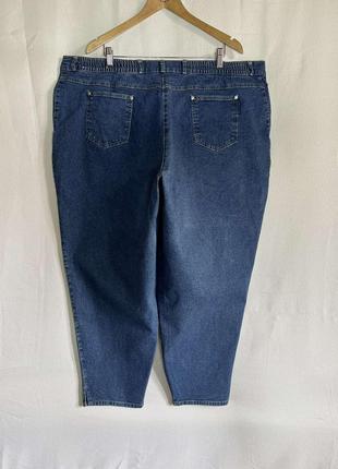 Мегаклассные стрейчевые джинсы мом на пышные формы  ulla popken...6 фото