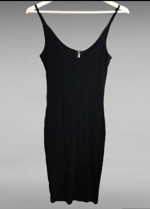 Чорна сукня в рубчик від bikbok8 фото