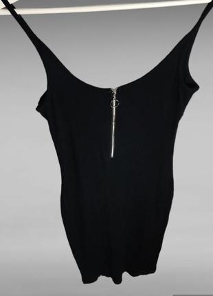 Чорна сукня в рубчик від bikbok4 фото