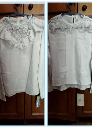 Блузка шкільна на дівчинку