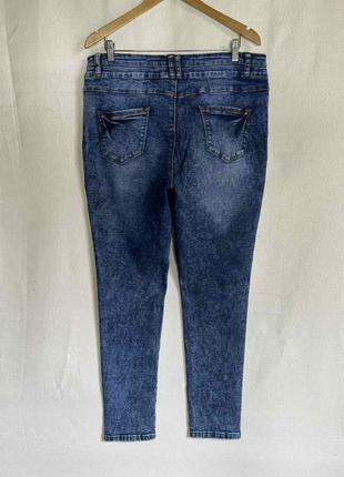 Мегаклассные стрейчевые джинсы скини на пышные формы  denim...5 фото