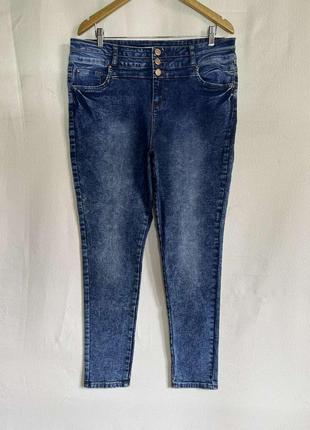 Мегаклассные стрейчевые джинсы скини на пышные формы  denim...2 фото