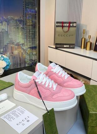 Кеды кроссовки в стиле gucci