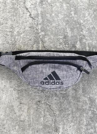 Бананка сірий меланж adidas
