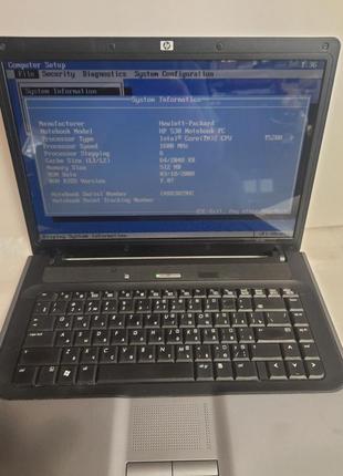 Ноутбук hp 530 як запчастини