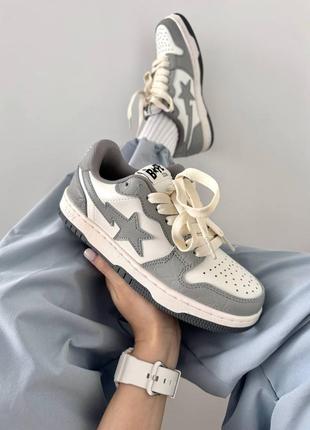 Кросівки a bathing ape bape sta grey premium