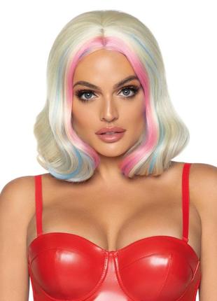 Парик харли квинн leg avenue harley wavy bob wig, короткий, 36 см