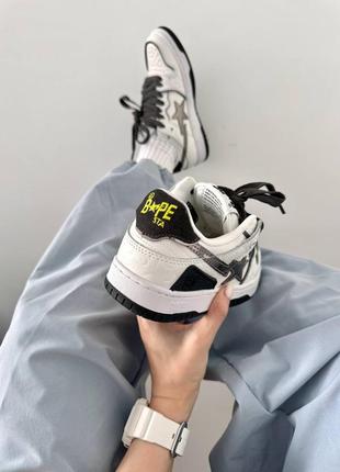 Кросівки a bathing ape  bape sta white bronze premium7 фото