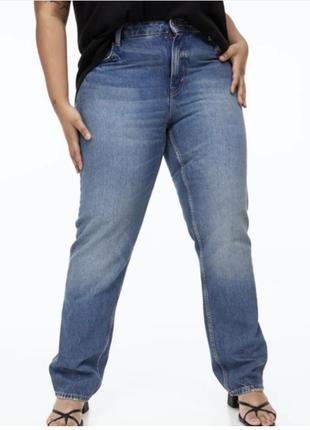 Мегаклассные стрейчевые джинсы мом на пышные формы simply be...1 фото