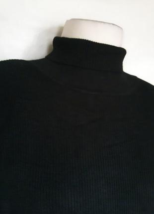 Жіночий чорний светр4 фото