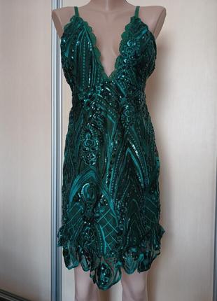 Шикарна зелена сукня з етикеткою plt3 фото