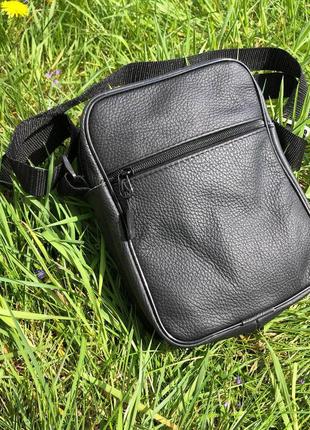 Качественная мужская сумка из натуральной кожи, сумка мессенджер, кожаная борсетка, сумка через плечо