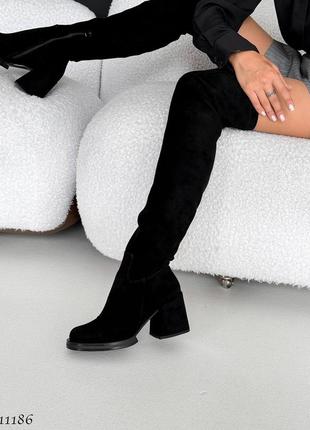 Ботфорти демісезонні, ботфорти замшеві, ботфорти шкіряні, ботфорти на каблуку