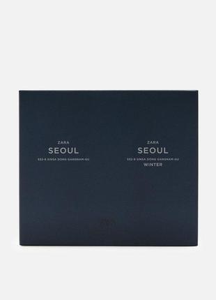 Набір чоловічих парфумів zara seoul+seoul winter