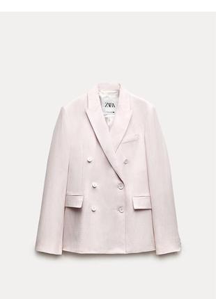 Блейзер двубортний  жакет оверсайз zara