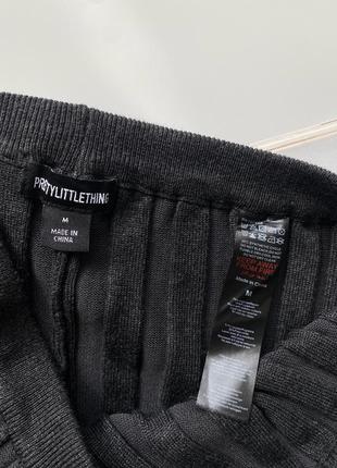 Темно сірі легінси в рубрик кльош лосіни лапша4 фото