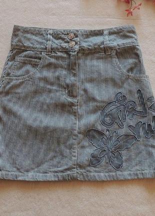 Спідниця в полоску 9-10 років