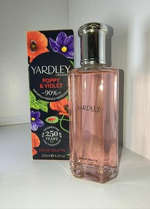 Poppy & violet yardley yardley poppy & violet 125 мл