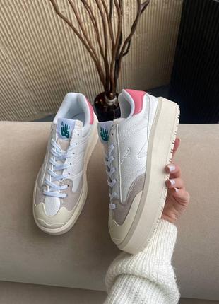 Кроссовки nb ct302 white/pink premium9 фото