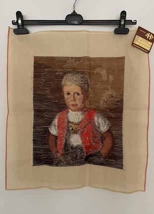Вышитая картина lindhorst tapisserie винтаж