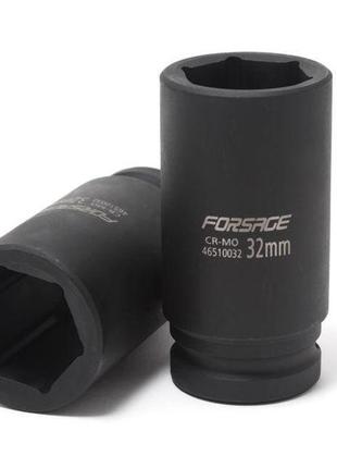 Головка ударная глубокая 40мм (6гр.), 3/4" forsage f-46510040