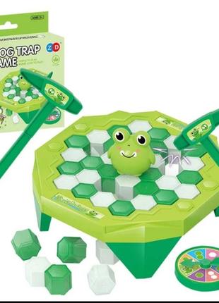 Настільна гра "жаба на платформі"/"frog trap game".