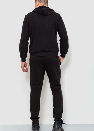 Спорт костюм мужской двухнитка, цвет черный, r200-13 фото