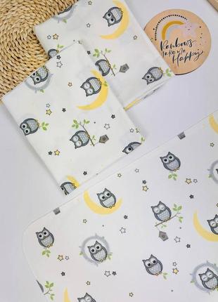 Тканинна тепла пелюшка для новонародженого  з турецької фланелі / байка