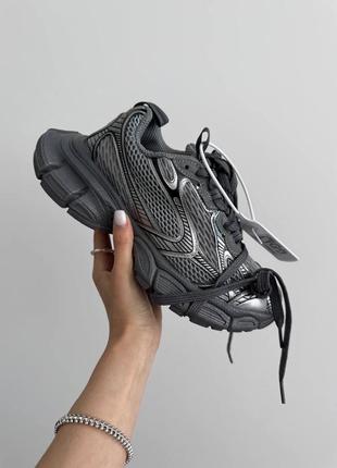 Женские кроссовки в стиле balenciaga 3xl graphite grey1 фото