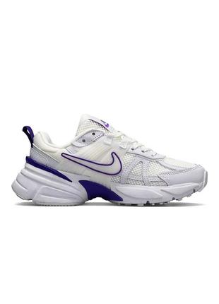 Nike runtekk wmns white purple2 фото