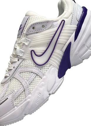 Nike runtekk wmns white purple9 фото