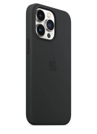 Чохол apple iphone 13 pro silicone case with magsafe - midnight5 фото