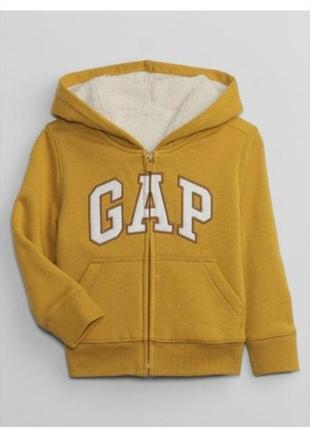 Спортивна кофта на меху худи на шерпе gap