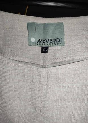 Нюдова льняна сорочка / блуза mcverdi copenhagen (100% льон)7 фото