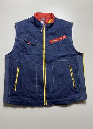 Tommy hilfiger жилетка джинсовая