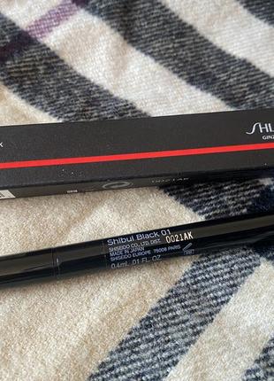 Жидкая подводка - лайнер для глаз shiseido archliner ink stylo eyeliner 01 black 🖤4 фото
