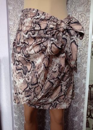 Леопардовая юбка от бренда plt.2 фото