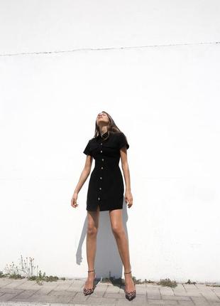 Сукня сорочка чорна zara new