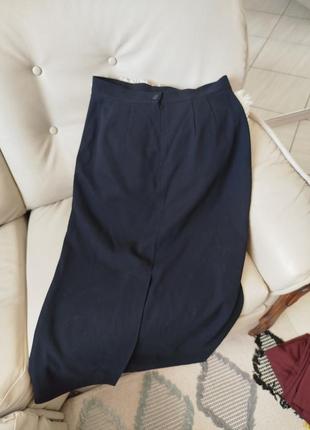 Плотная костюмка юбка макси2 фото